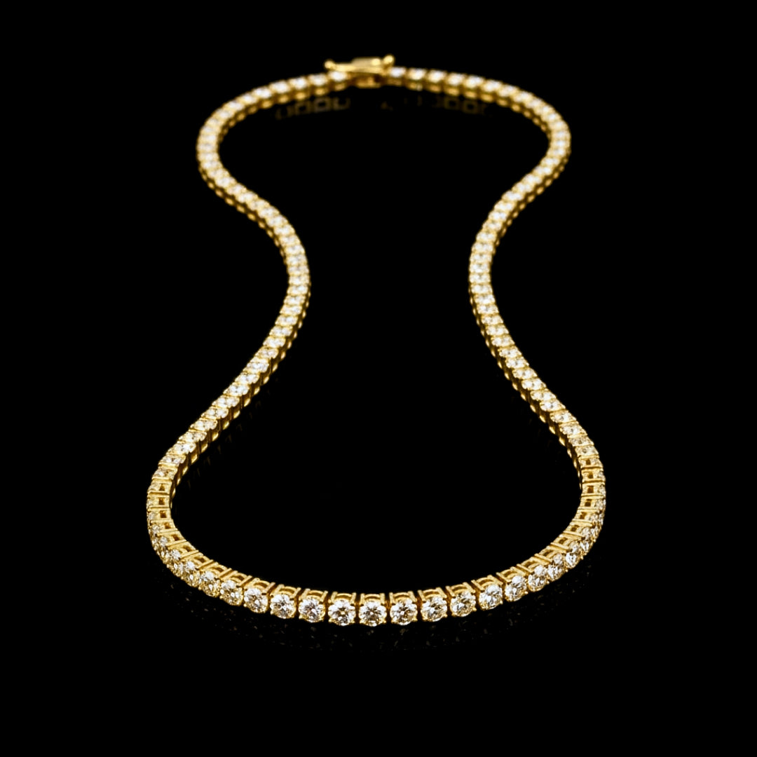 PURECUTS ICE VVS1 18K Gold Tennis